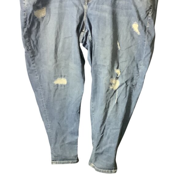 Lane Bryant Plus Size Boyfriend Distressed Denim‎ Jeans Women 24R Blue Casual - Picture 8 of 16